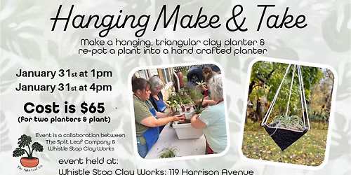 Make & Take: Hanging, Triangular Planter