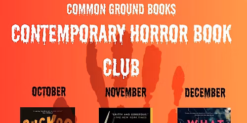 CGB Contemporary Horror Book Club- October