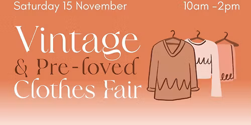Vintage & Pre-Loved Clothing Sale