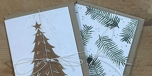 Christmas Card Lino Printing Workshop