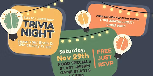 November Trivia & Cheese Night