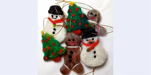 Needle Felt Festive Baubles with Penny Lewis