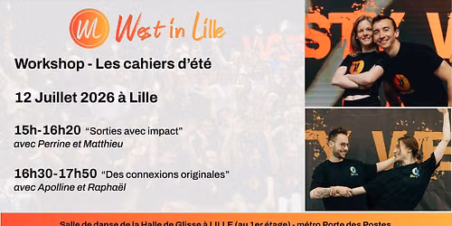 Workshop Les Cahiers d'\u00e9t\u00e9