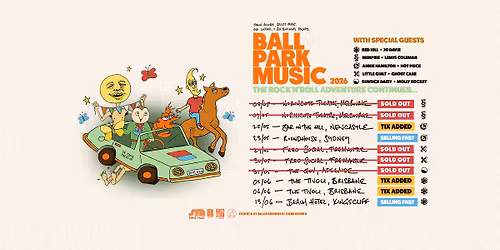 Ball Park Music 'The Rock & Roll Adventure Continues...' Tour 2026 | Sydney NSW (Lic\/AA)