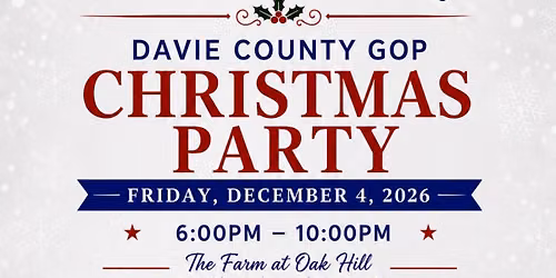 Davie County GOP Christmas Party