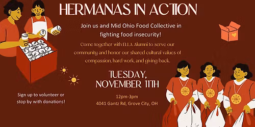 Hermanas in Action: Volunteer at the Mid-Ohio Food Collective
