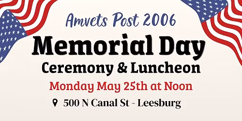 Amvets Post 2006 Memorial Day Ceremony and Luncheon 