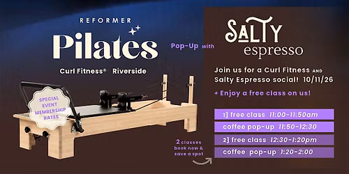 Curl Fitness Pilates x Salty Espresso