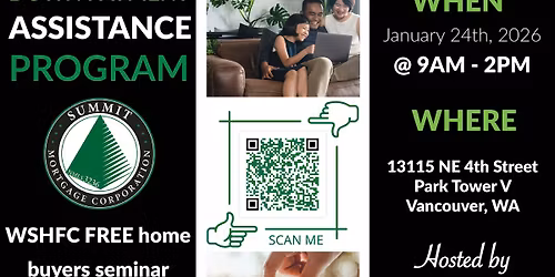 FREE Homebuyers Education Class Sponsored by WSHFC