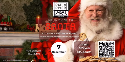 Brunch with Santa @ Rail and River Bistro