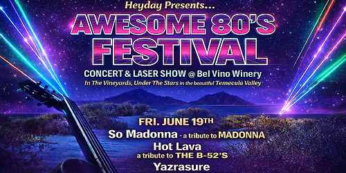 Awesome 80s Show at Americana Theatre