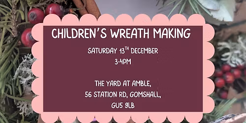 Children's Wreath Making