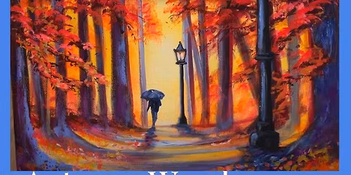 Autumn Woods Acrylic Tutorial