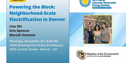 Powering the Block: Neighborhood-Scale Electrification in Denver