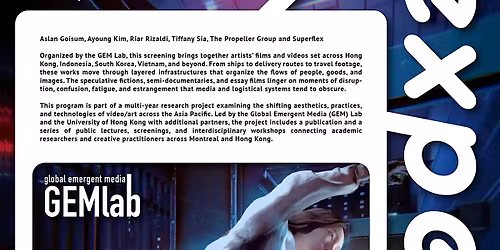 Delays Expected  - A GEM Lab screening of artists\u2019 films and videos