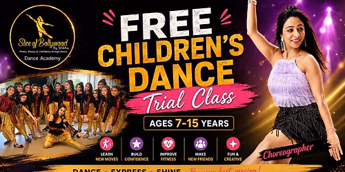 \ud83c\udf89 FREE Children's Dance Trial Classes in East of Kailash (Ages 7\u201315)