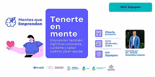 Tenerte en mente: Salud mental para emprendedores