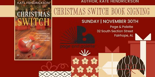 Christmas Switch Book Signing at Page & Palette
