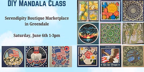 Creative Escape: Mandala Workshop \u2728 - Saturday, June 6th 1-3pm