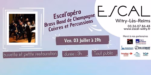 Escal'ap\u00e9ro : Brass Band de champagne