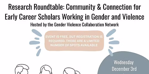 Research Roundtable: Community & Connection for ECPs in GBV