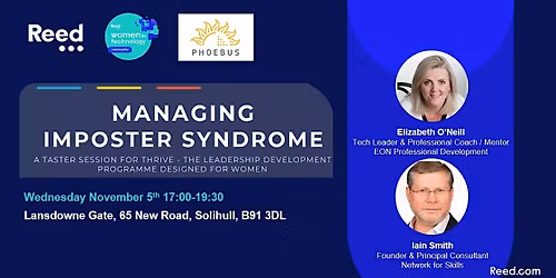 Managing Imposter Syndrome - Workshop for aspiring female tech leaders