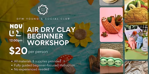 Air Dry Clay Beginner Workshop