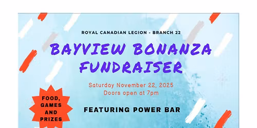 Bayview Bonanza Fundraiser