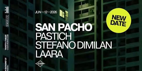 SAN PACHO x CODA | June 12th