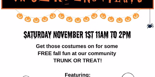 3rd Annual Trunks and Treats