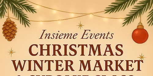 Kids Cupcake Decorating + Winter Market