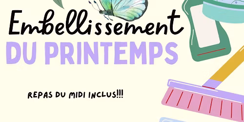 \u2728Journ\u00e9e d\u2019embellissement du CJC \ud83e\uddf9\ud83e\udea3\ud83e\udee7\ud83d\udca6