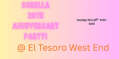 Sorella 20th Anniversary Fall Party