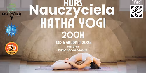 Kurs Nauczycielski Hatha Yogi 200h