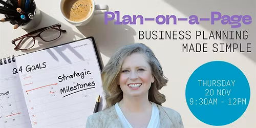 Plan-on-a-Page: Business Planning Made Simple