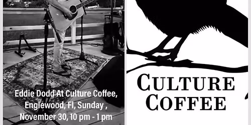 Eddie Dodd At Culture Coffee, Englewood, Fl