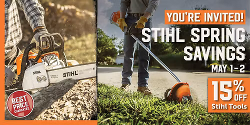 Stihl Spring Savings at Atwoods