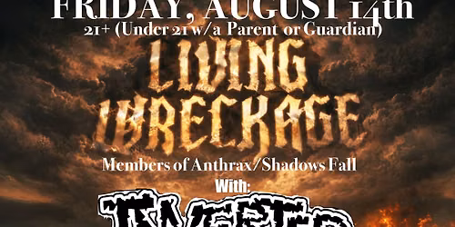 Living Wreckage w\/s\/g Inverter, Symposia & Hypnotic Kick @The Cellar