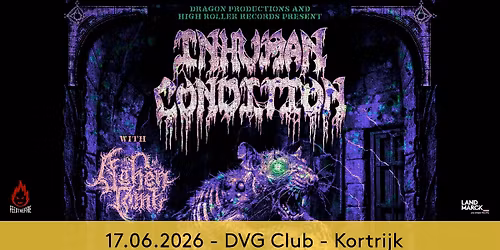 Inhuman Condition + Ashen Tomb @ DVG Club, Kortrijk