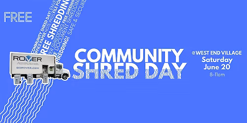 Community Shred Day at West End Village!