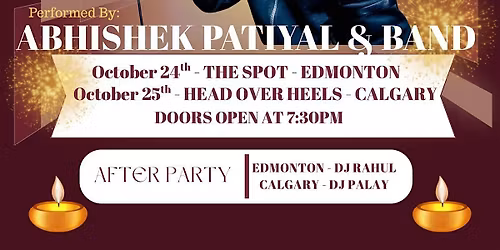 Abhishek Patiyal Diwali Bash Sufi Night CALGARY