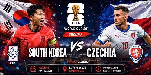 South Korea vs. Czechia - World Cup 26