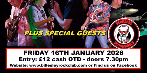 Metropolitan Nash + special guests The Fearless Scoundrels - Classic Rock n Blues - \u00a312 OTD