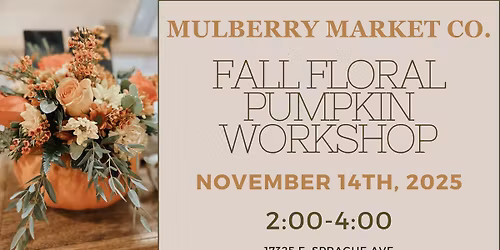 Fall Floral Pumpkin Workshop