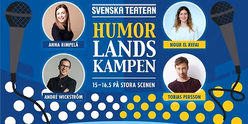 Humorlandskampen 15-16.5 p\u00e5 Stora scenen