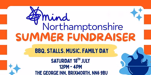 Summer BBQ and Fundraiser for Northamptonshire MIND