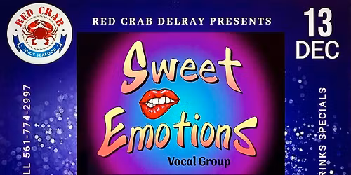 RED CRAB DELRAY-LIVE MUSIC SATURDAYS