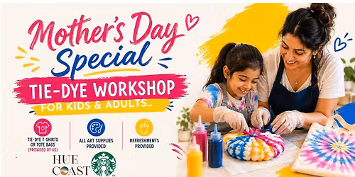 Mothers Day Tie-Dye Workshop - T-shirt or Tote