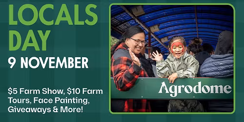 Agrodome Locals Day - Celebrating 30 years of Shaun the Sheep!