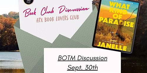 BOTM for Sept. w ATX Book Lovers Club